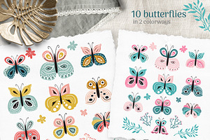 Butterflies Patterns Collection