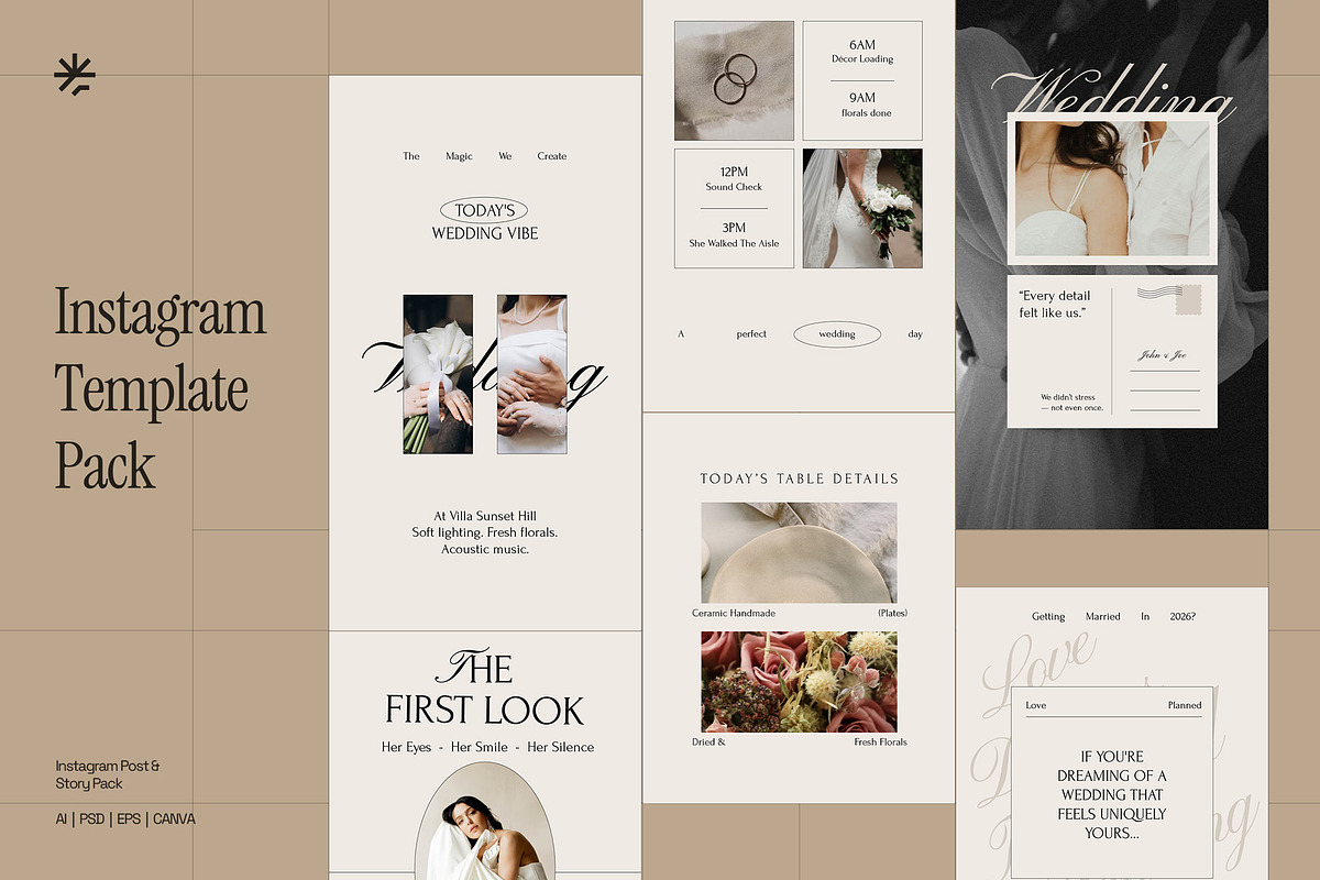 Wedding Organizer Instagram Pack preview 4