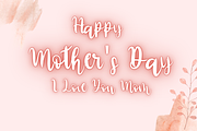 Lovely Mamma, a Handwritten Font by nongnuchpolyiam1 (Thumbnail 5 of 6)