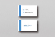 Minimalist Business Card Template, a Business Card Template by MadeByShahbaz (Thumbnail 1 of 3)