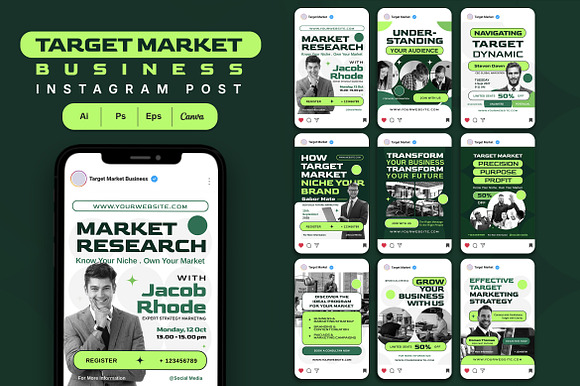 Target Market- Instagram Post preview 6