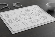 Ramadan Kareem Line Art Icons, an Outline Icon by Saba Vector (Thumbnail 3 of 3)