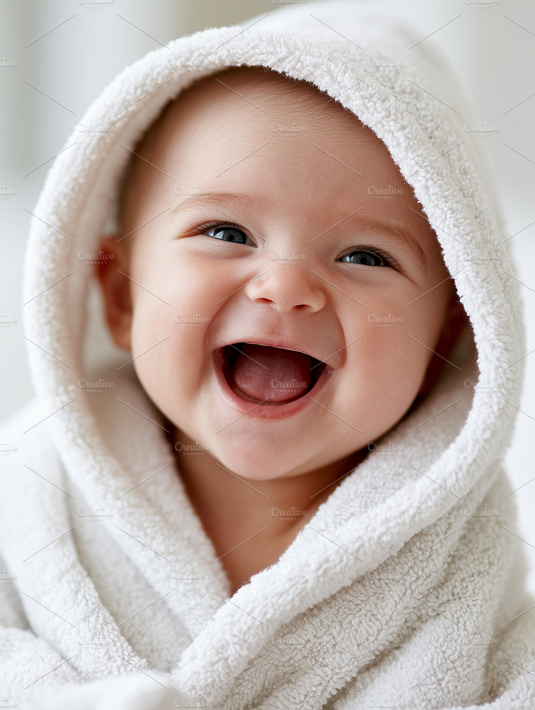 Cheerful and happy baby laughing, a Person Photo by MistyDay