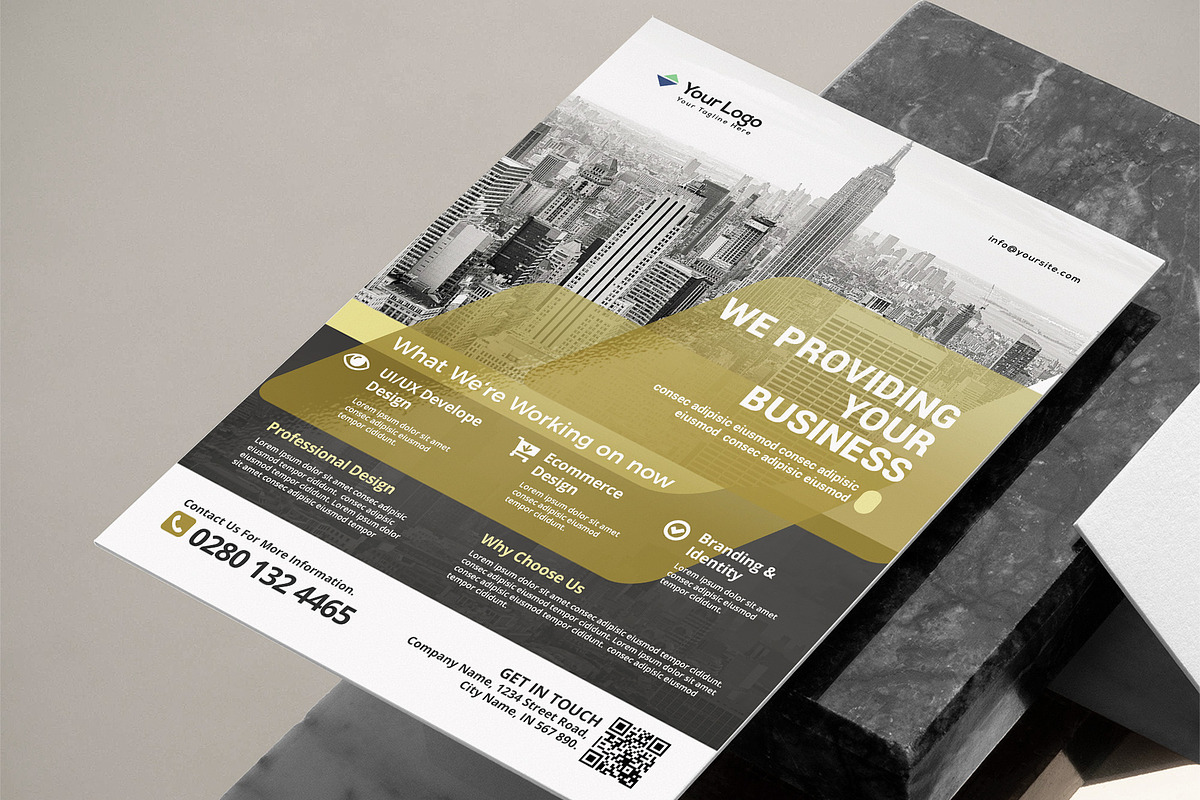 Corporate Bussiness Flyer Template, a Flyer Template by jobnabru (Photo 2 of 2)