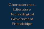 Canyon - An Elegant Serif Typeface, a Sans Serif Font by Bnick (Thumbnail 4 of 9)