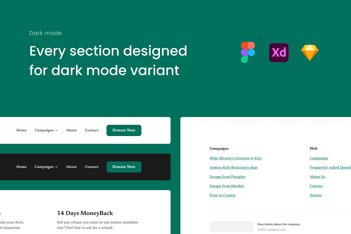 Donate - Homepage Layout - Web, a Design Template by Petr Bilek (Photo 4 of 4)
