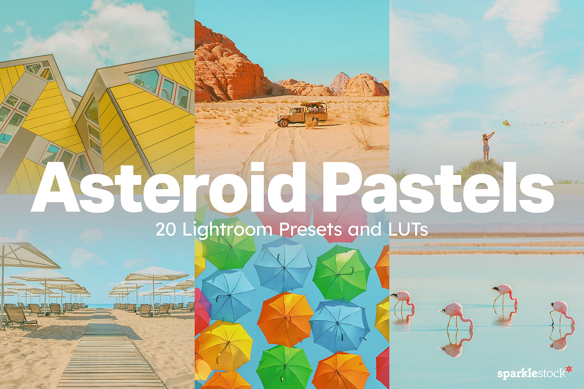 20 Asteroid Pastels Lightroom Preset, a Preset Add-On by SparkleStock (Photo 1 of 12)