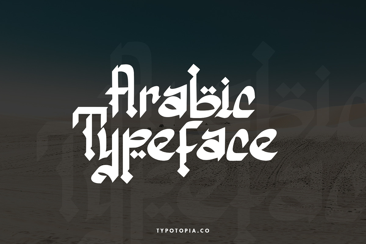 Assyam - Arabic Themed Typeface preview 8