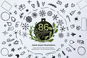 Merry Christmas Pack! with Surprises, a Decorative Illustration by Yasir Ekinci (Thumbnail 3 of 12)