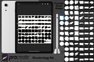 Paint Brush Swatches Set 1 Procreate