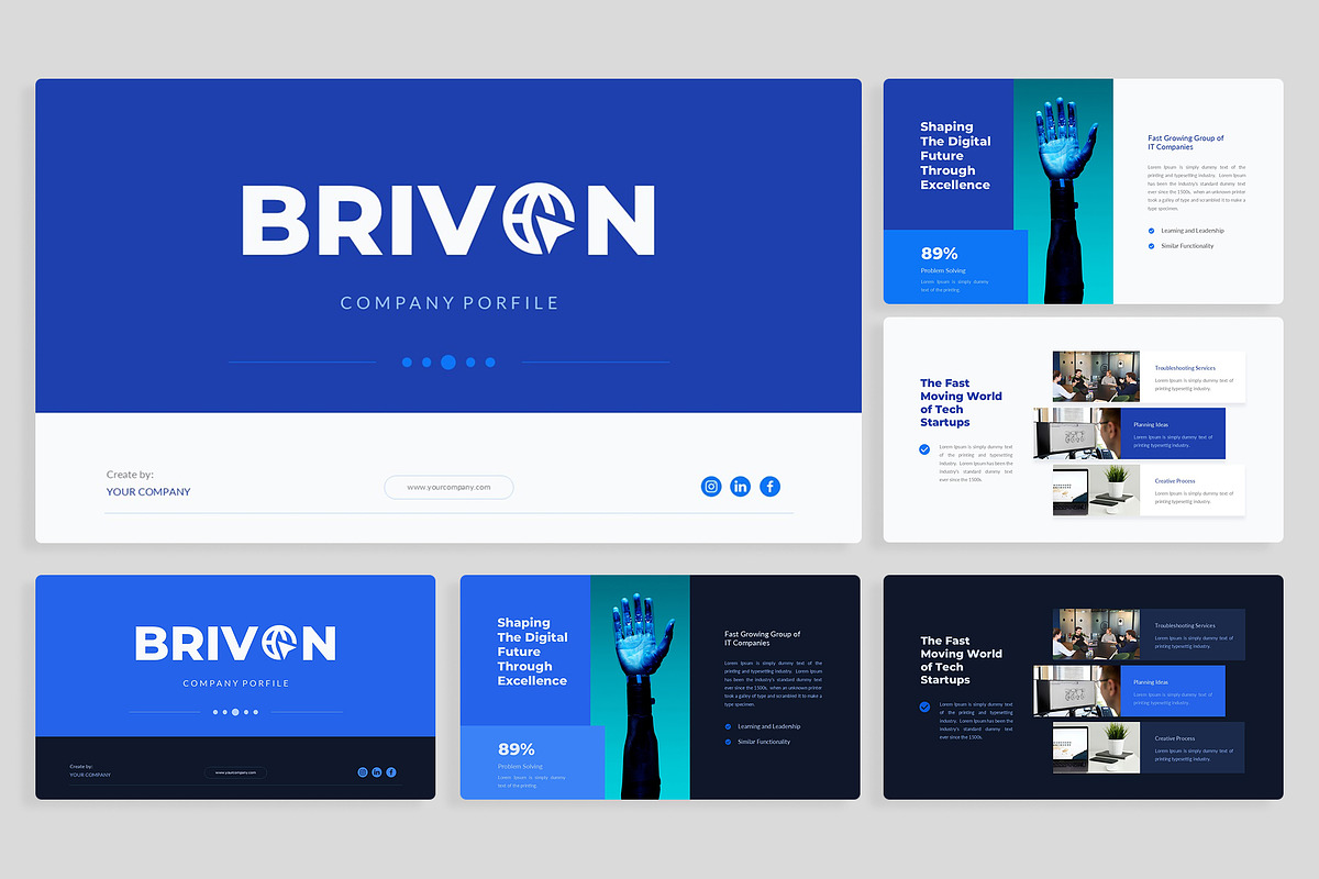 Corporate Bundle - Google Slides, a Presentation Template by New Coral Design (Photo 5 of 23)