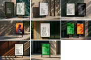 Outdoor Advertising Stand Mockup Set, a Mockup by dpi (Thumbnail 2 of 10)