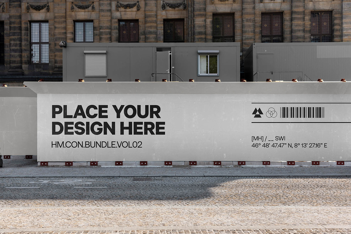 Hoarding Board Mockup, an Advertising Mockup by HAZARD MOCKUPS (Photo 5 of 8)