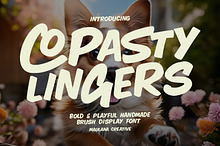 Copasty Lingers Bold Playful Brush