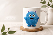 7 Cute Fluffy Monster PNG Bundle, an Animal Photo by Hamza067 (Thumbnail 2 of 3)