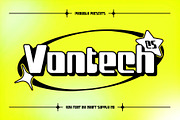CS Vontech – Y2K Font, a Sans Serif Font by Craft Supply Co. (Thumbnail 1 of 8)