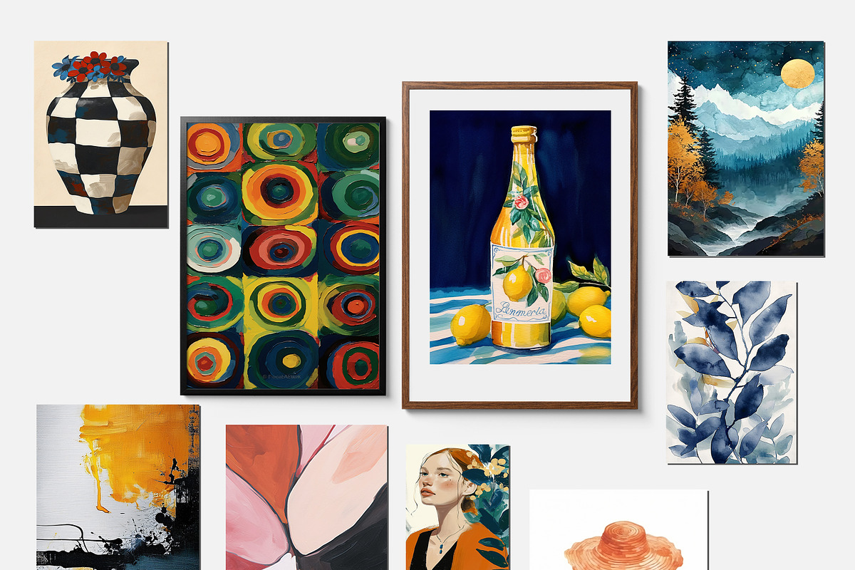 70 Minimalist Art Print Gallery, a Background Graphic by Muzi pear studio (Photo 6 of 8)
