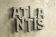 Atlantis - Vintage Style Font, a Font by JumboDesign (Thumbnail 5 of 5)