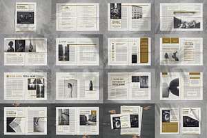 Modern Newspaper Magazine Template