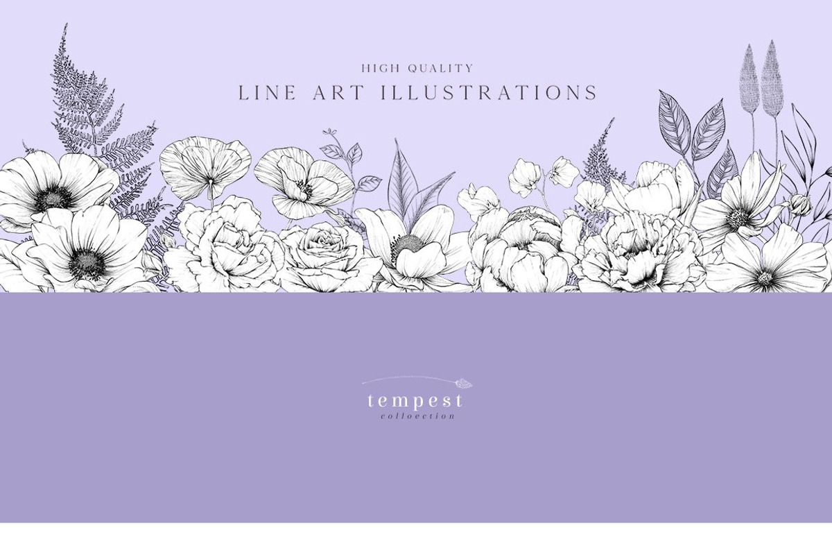 Ultimate Flower & Leaf Collection, an Object Graphic by Pretty Little Lines (Photo 31 of 47)