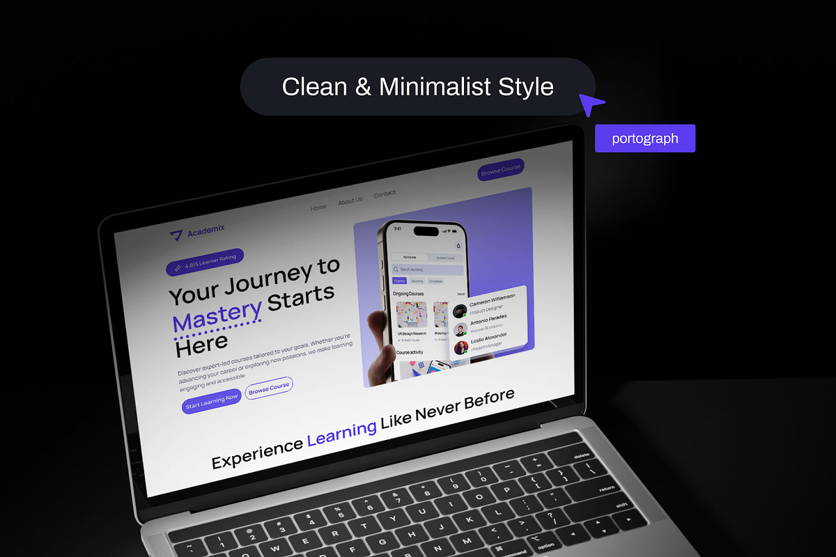 Academix - E-Leraning Landing Page preview 4