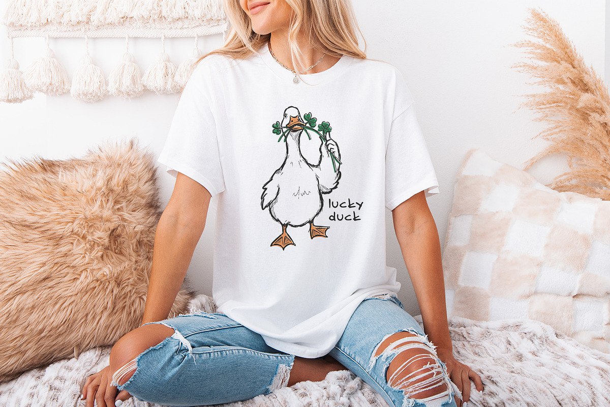 Lucky Duck PNG Sublimation, St, an Illustration by SharpMarketplace (Photo 3 of 9)
