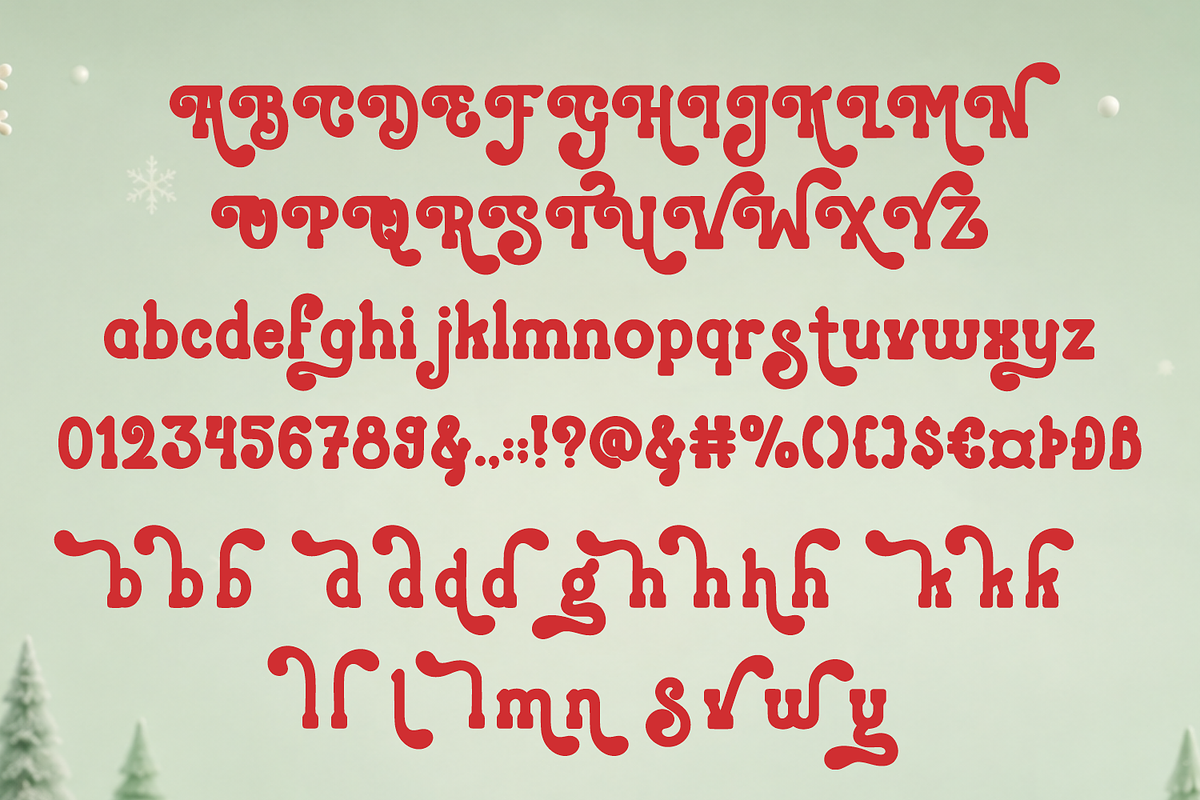 Holiday Surprise – Christmas Font, a Handwritten Font by Mozatype (Photo 6 of 7)