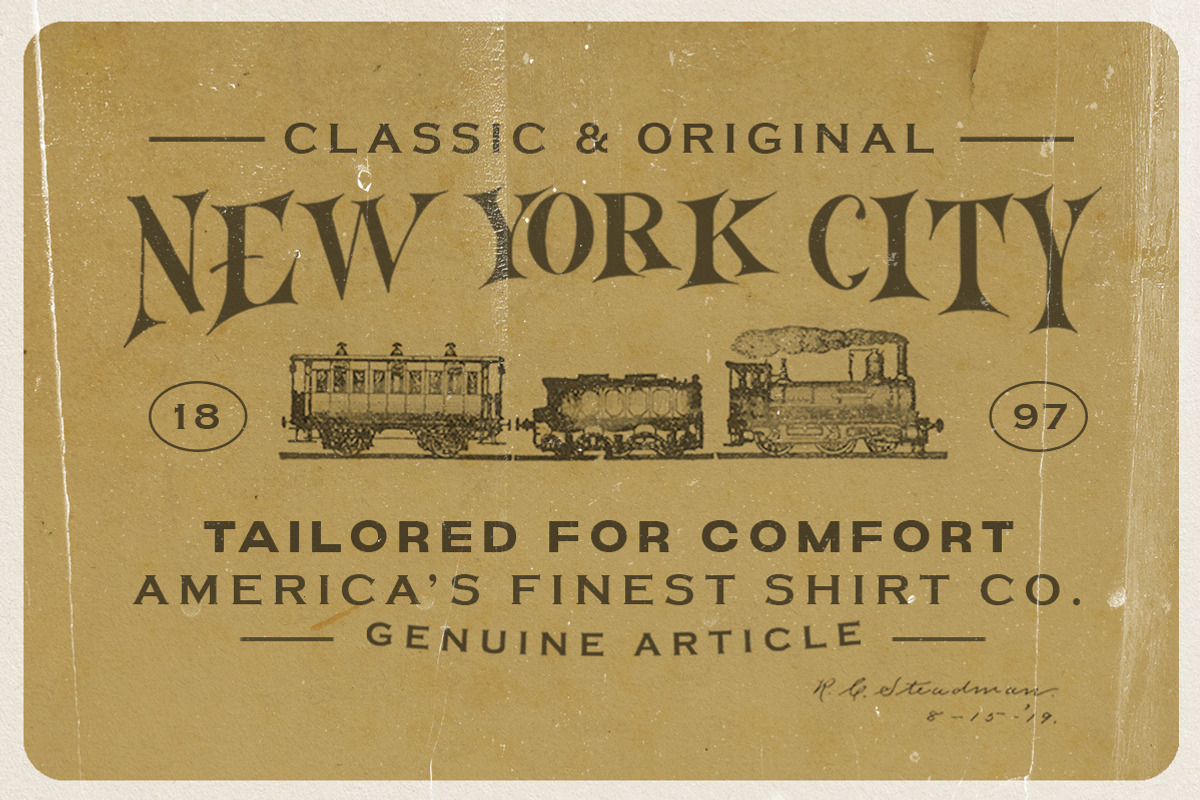 North Mountain - Display Typeface, a Serif Font by Letterhend Studio (Photo 6 of 8)