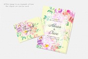 pastel peonies watercolor clipart, a Decorative Illustration by Sawango Designs (Thumbnail 6 of 6)