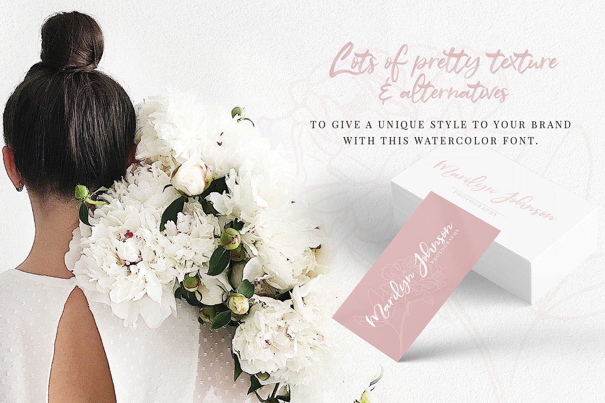 Oh So Lovely Font ~ a SVG Brush font preview 6