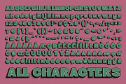 Fulcher 3D, a Sans Serif Font by Craft Supply Co. (Thumbnail 8 of 8)