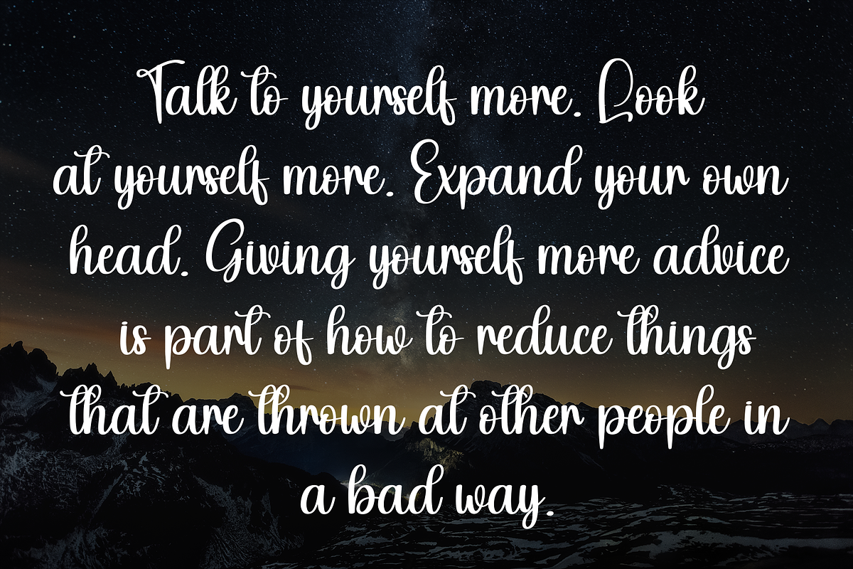 Sadnight | Script Font, a Handwritten Font by Scratchones (Photo 6 of 8)