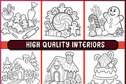 Bold and Easy Gingerbread Bakery, a Seasonal Illustration by Ink Gallery (Thumbnail 2 of 4)