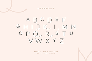 Reborn - Modern Chic Font