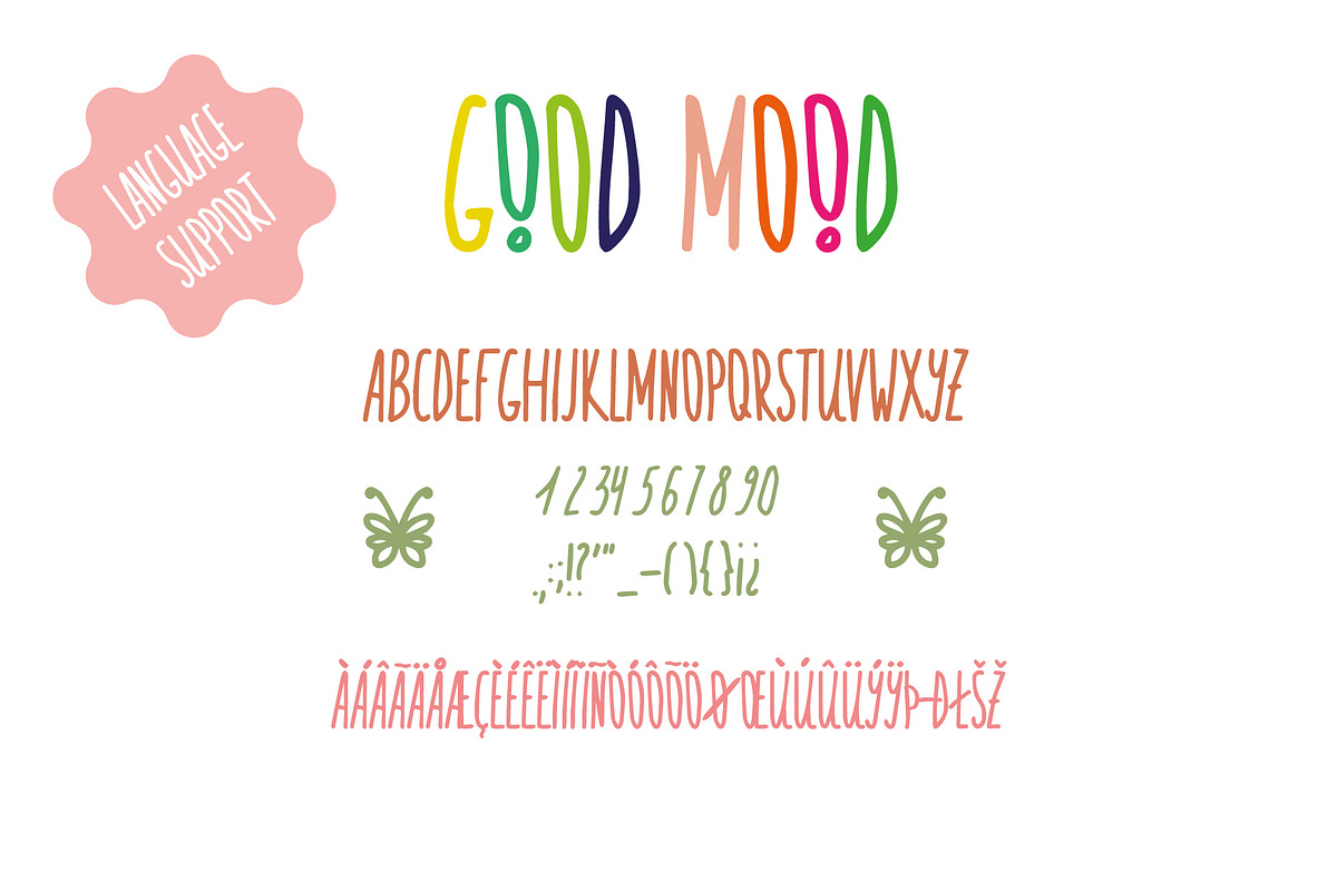 GOOD MOOD handwritten font, a Sans Serif Font by PudraART (Photo 3 of 5)