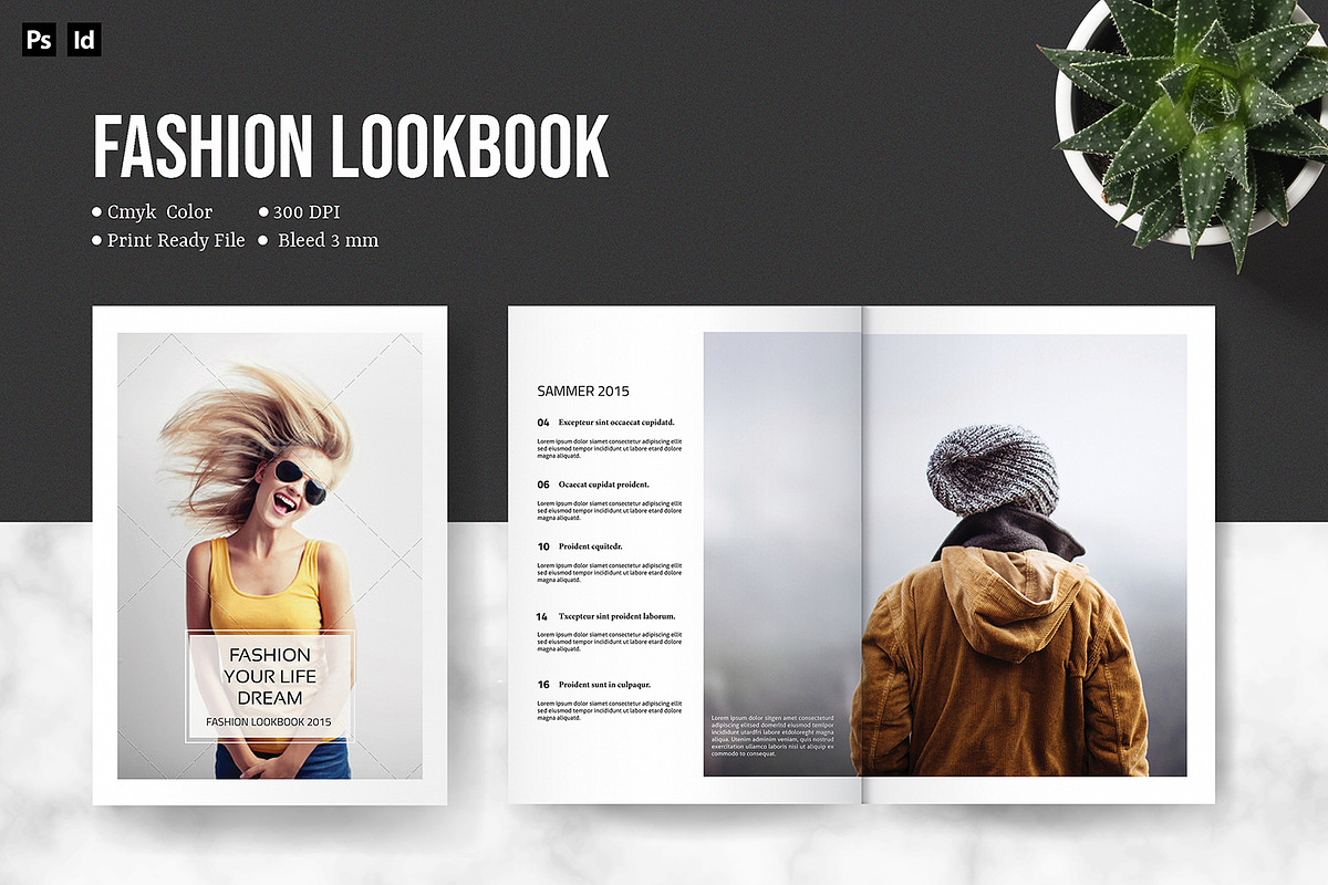 Fashion lookbook