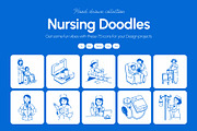 Nursing Doodles Icons Set, an Outline Icon by Vectors Market (Thumbnail 1 of 8)