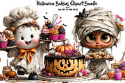 Halloween Baking Clipart Bundle, a Seasonal Illustration by CreationArt (Thumbnail 1 of 7)