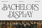 Bachelors Display, a Serif Font by RockboyStd (Thumbnail 1 of 12)