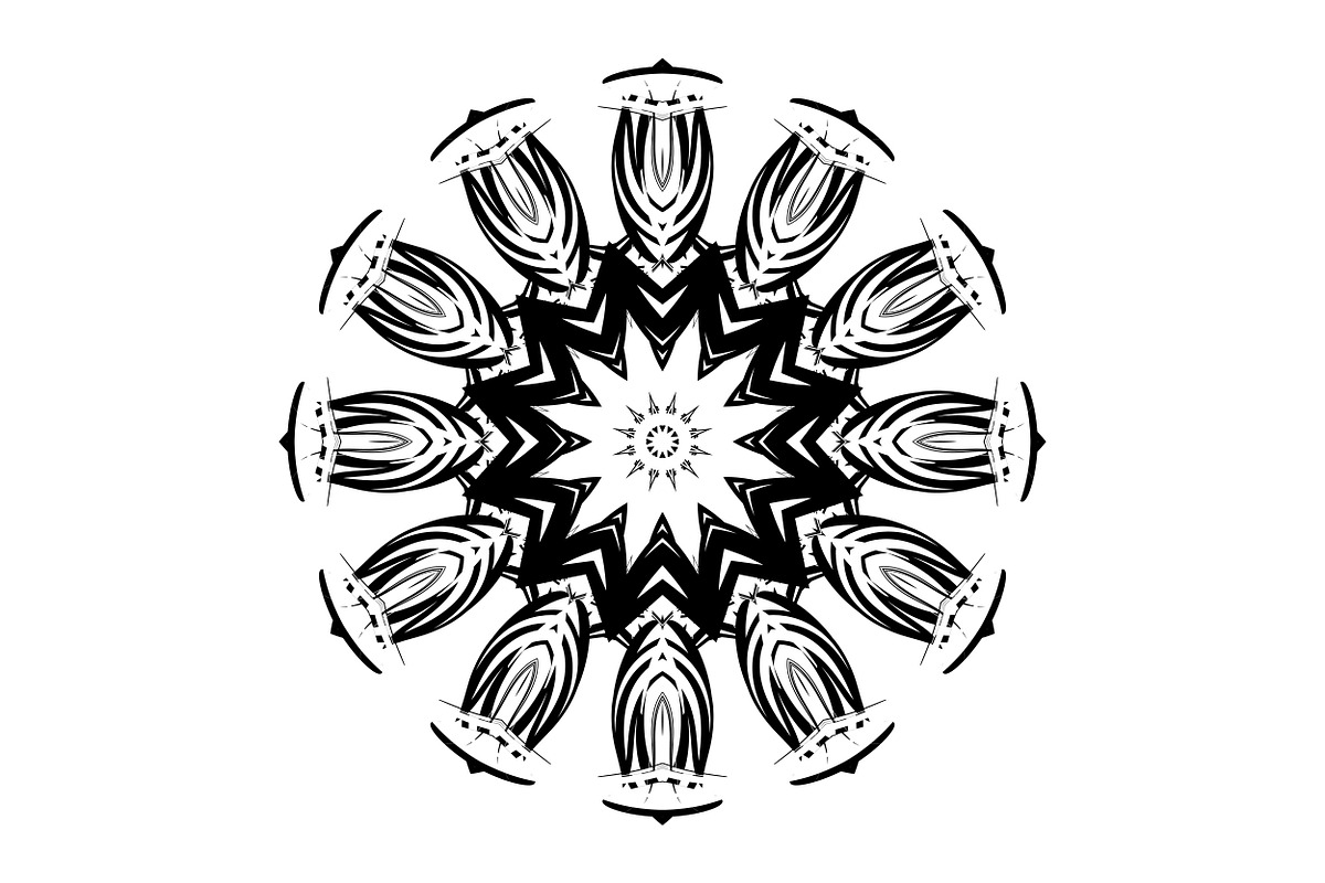 Premium Mandala Illustration Pack, a Decorative Illustration by NJ Himel (Photo 90 of 101)