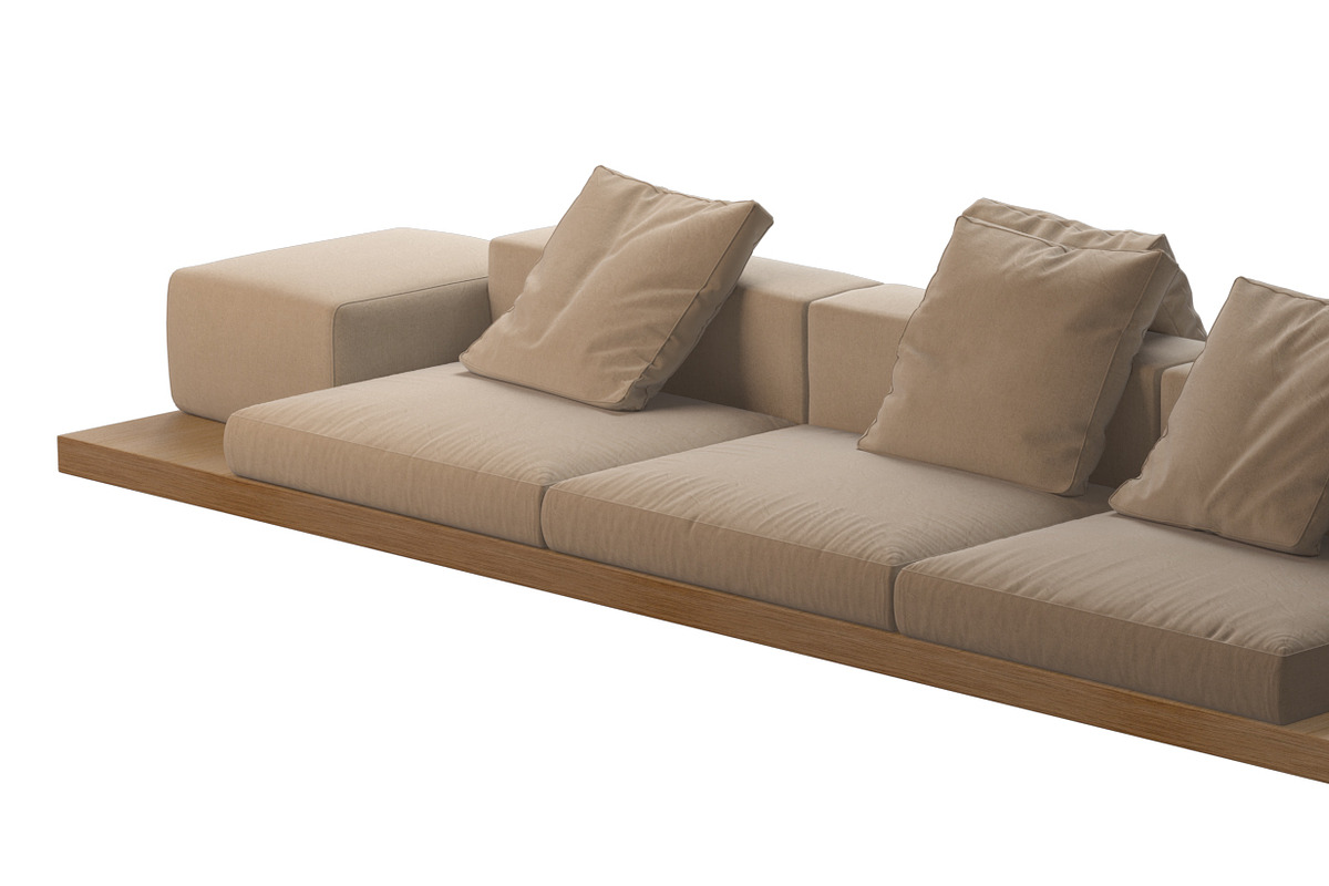 Dock Sofa by B&B Italia, a Furniture 3D Model by NOMODOL (Photo 6 of 9)