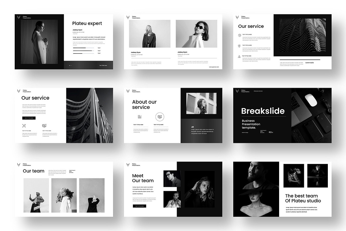 Plateu – Business PowerPoint, a Presentation Template by Dens Creative Studio (Photo 3 of 6)