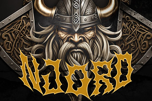 NORDIKS Metal Horror Blackletter