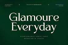 Glamoure Everyday | Modern Serif