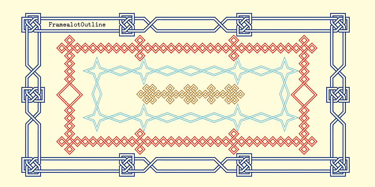 Framealot, a Symbol Font by Ingrimayne Type (Photo 3 of 5)