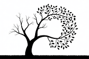 Whimsical Tree Silhouette Spiral, an Object Graphic by jahid234 (Thumbnail 8 of 11)