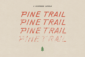 Pine Trail Vintage Inspired Font