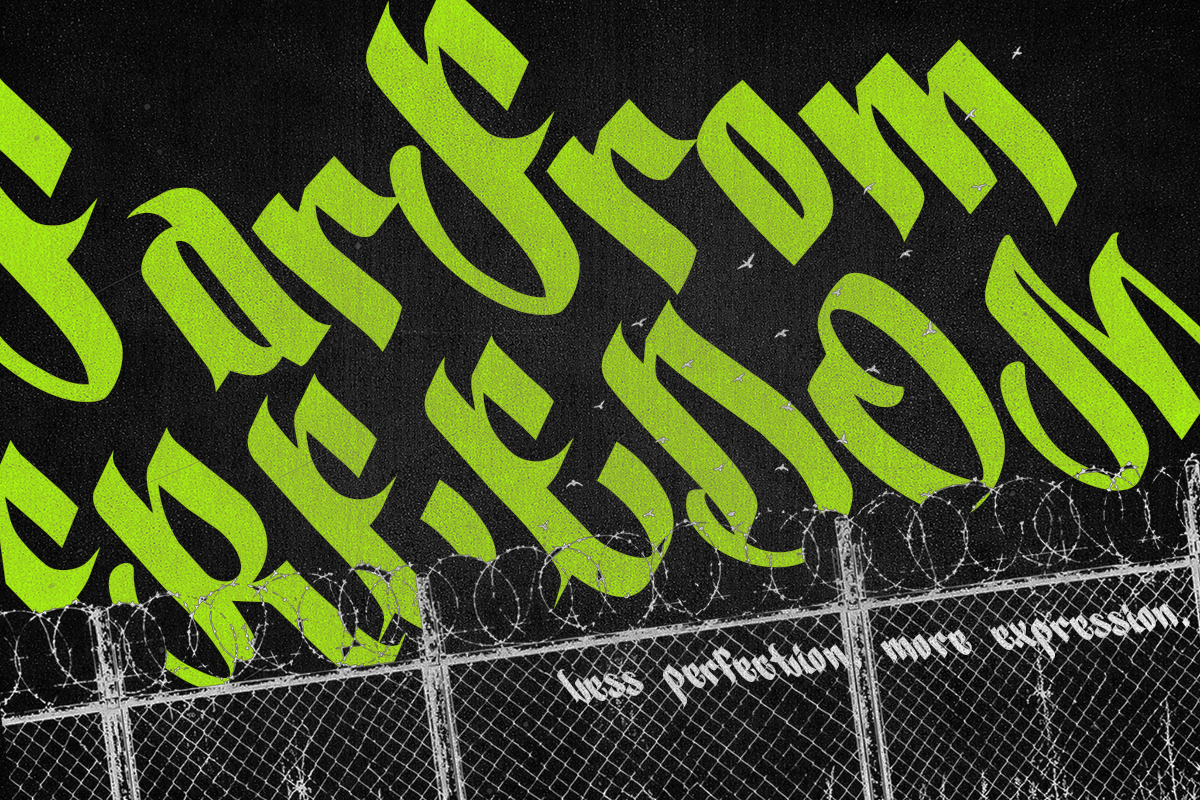 Grapler Display, a Blackletter Font by Glyphstyle (Photo 4 of 12)