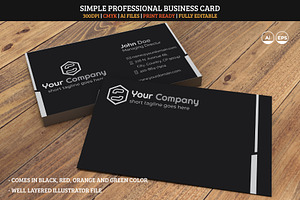 Simple Professional Business Card 05