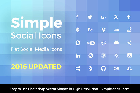 Simple Social Media Icons